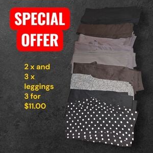 Stylish Women's Leggings - Black, Gray, Brown